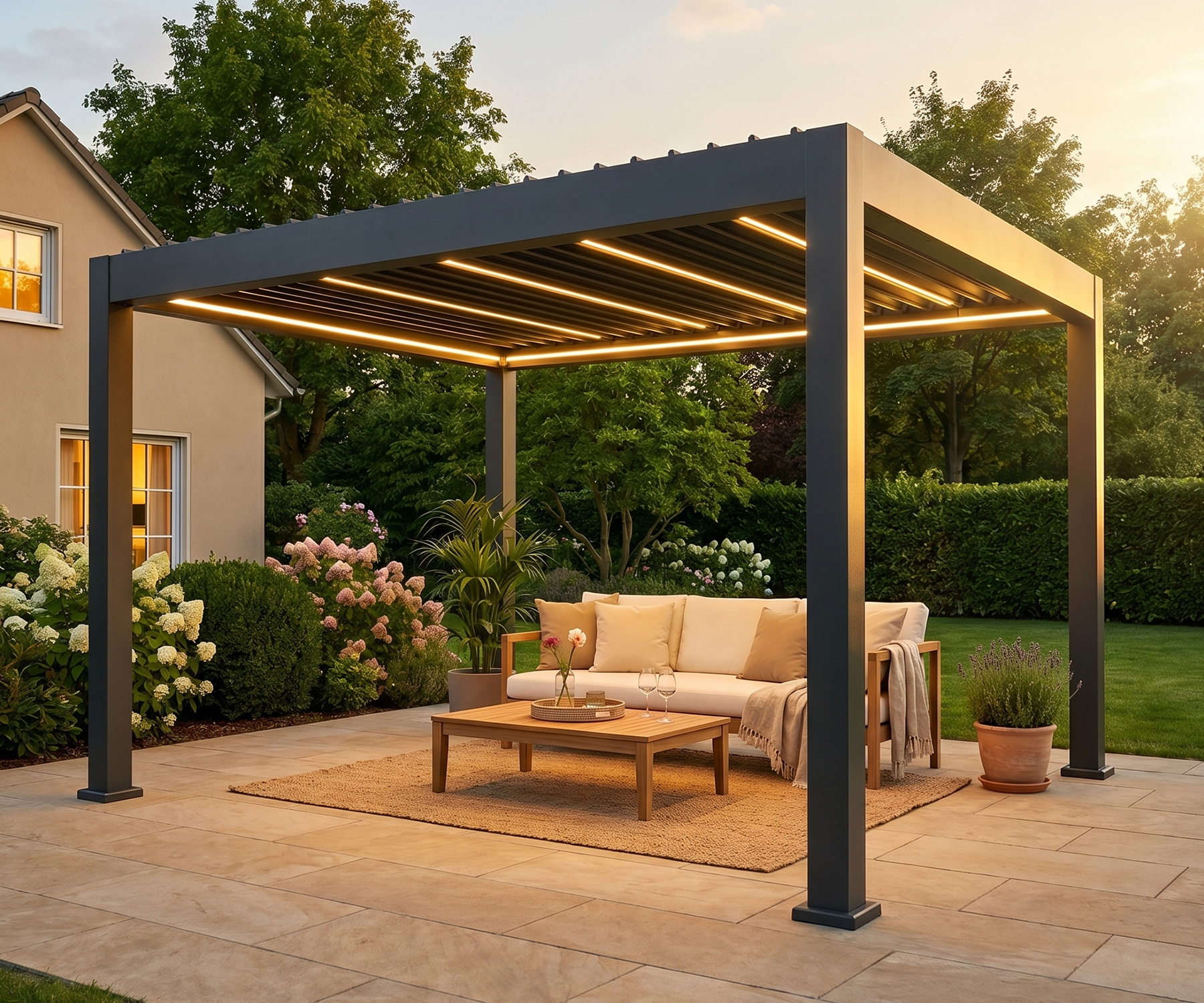 Luma Pro: Premium-Pergola mit LED