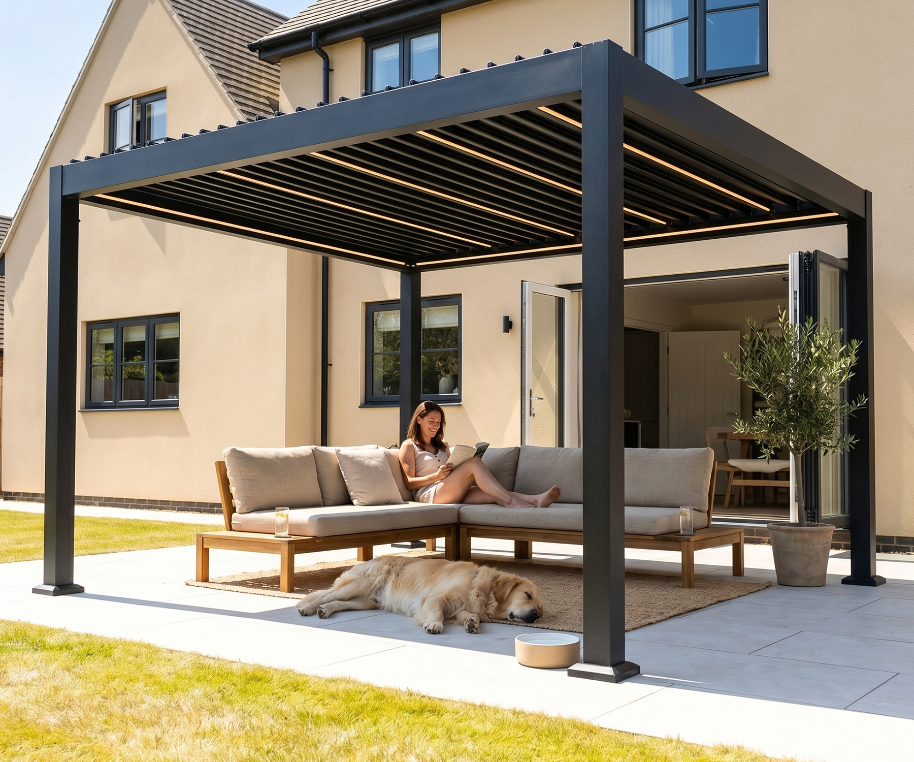 Luma Pro: Premium-Pergola mit LED