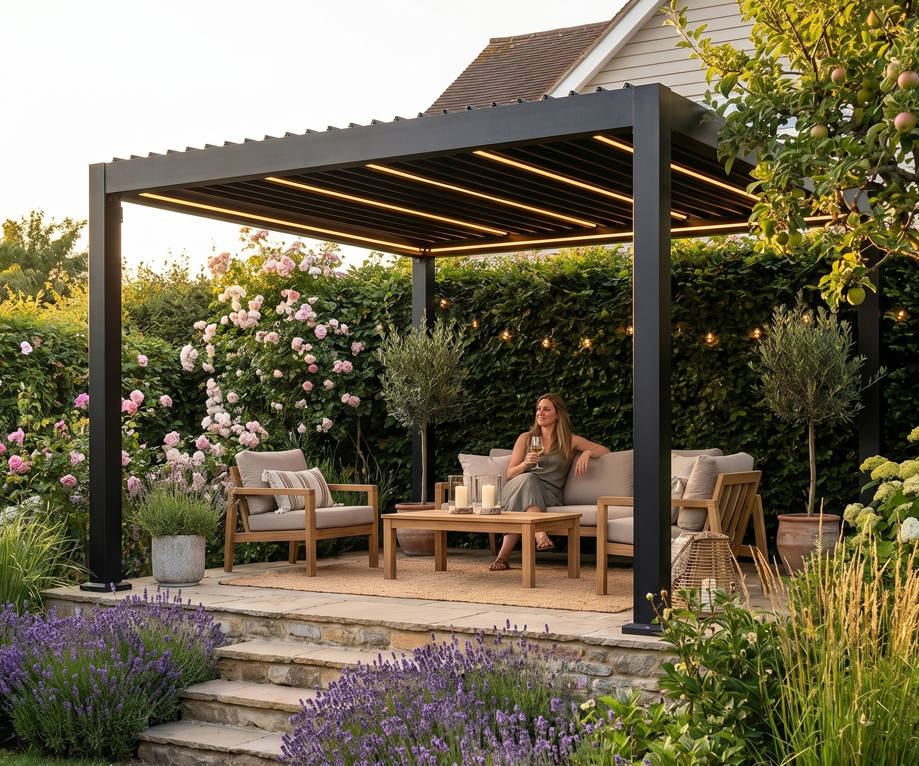 Luma Pro: Premium-Pergola mit LED