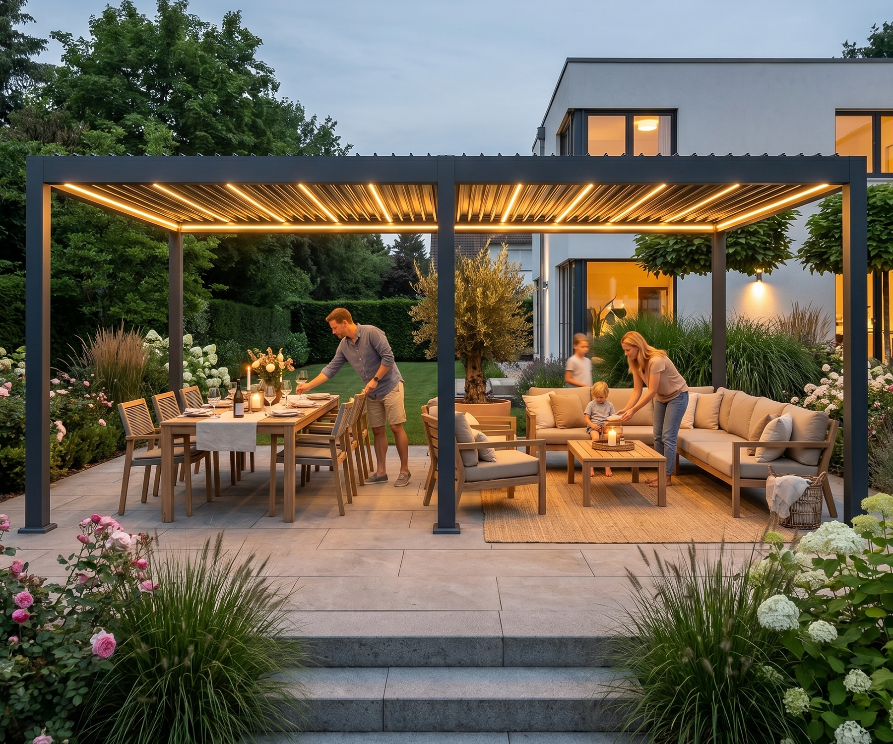 Luma Pro: Premium-Pergola mit LED