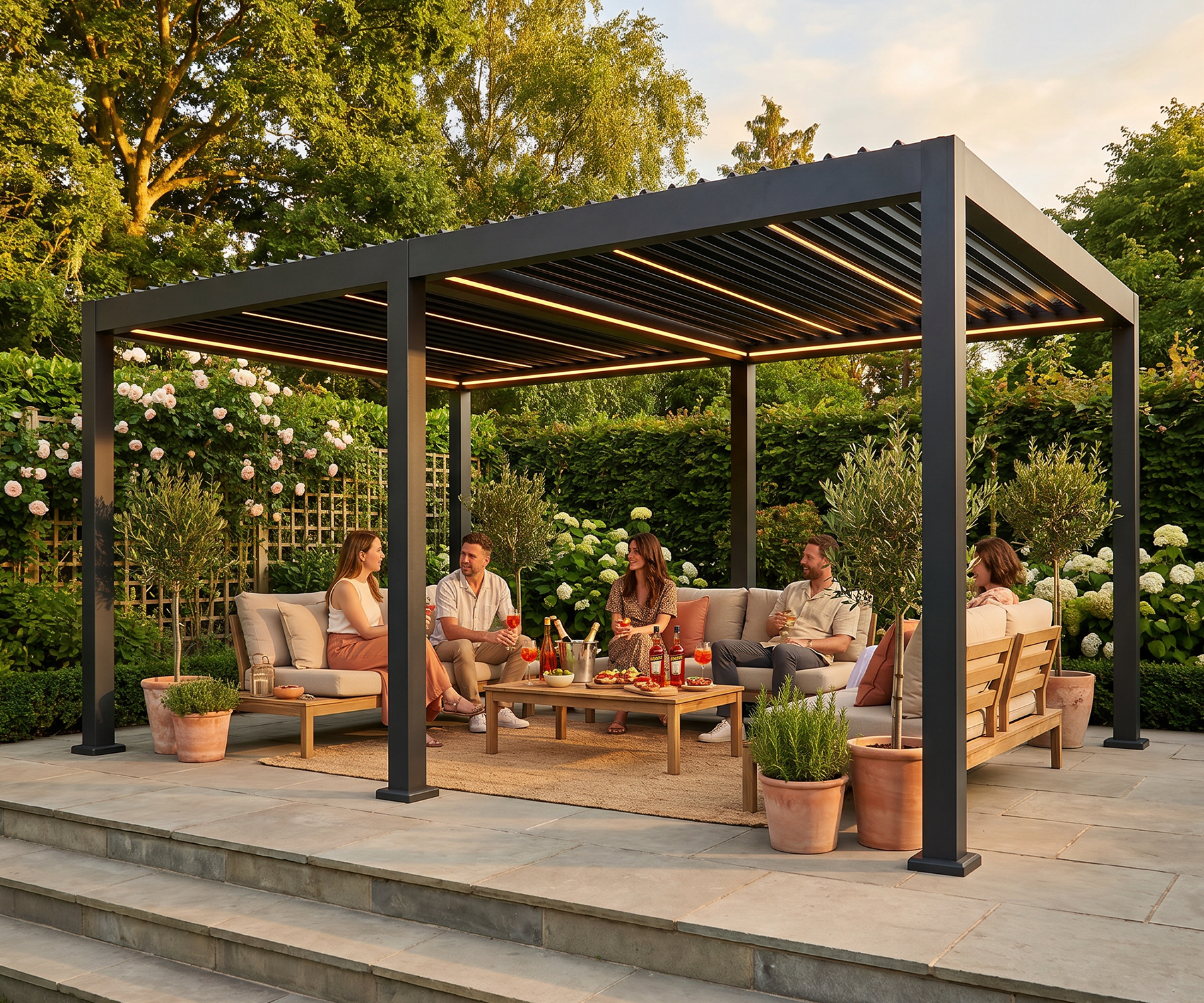 Luma Pro: Premium-Pergola mit LED