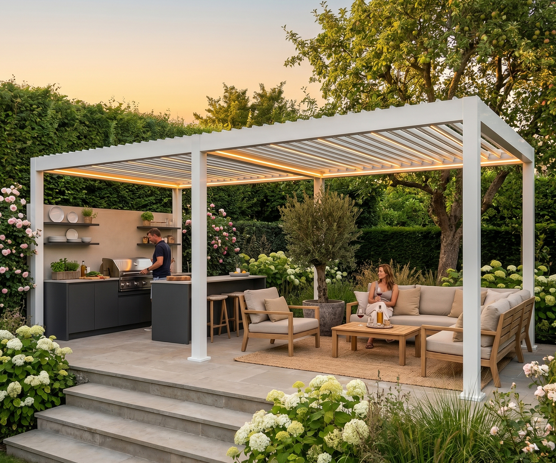 Luma Pro: Premium-Pergola mit LED