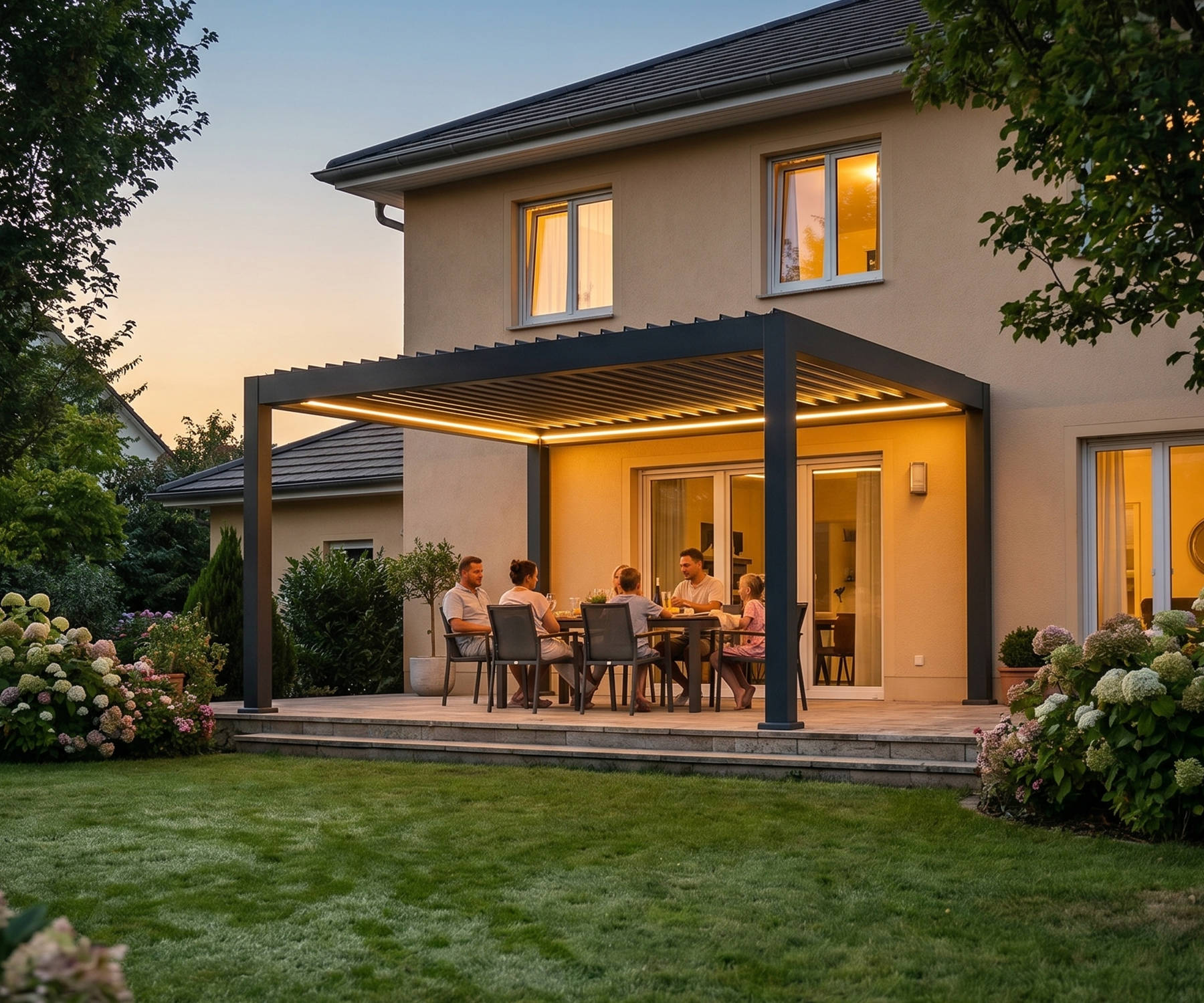 Luma Air: Elektrische Pergola für Garten & Terrasse