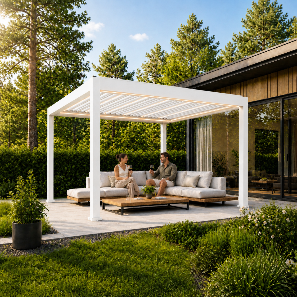 Luma Pro: Premium-Pergola mit LED