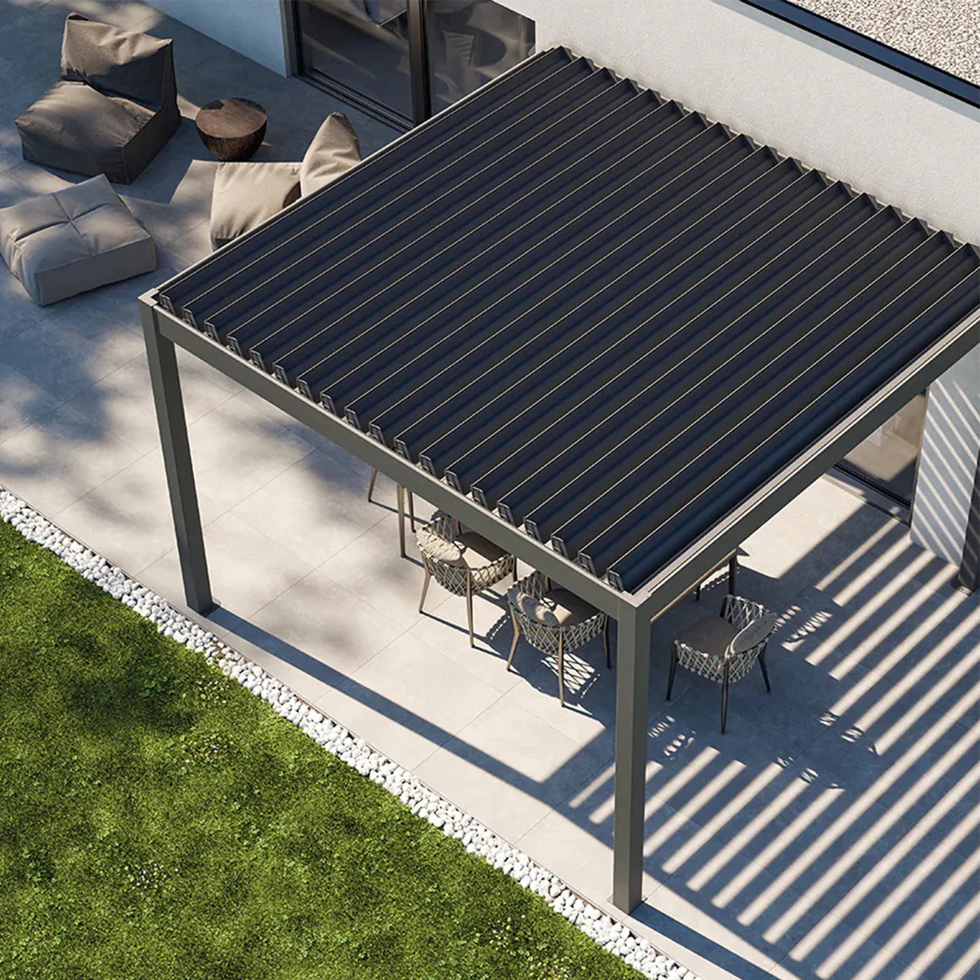 Lamellendach Pergola Skyline