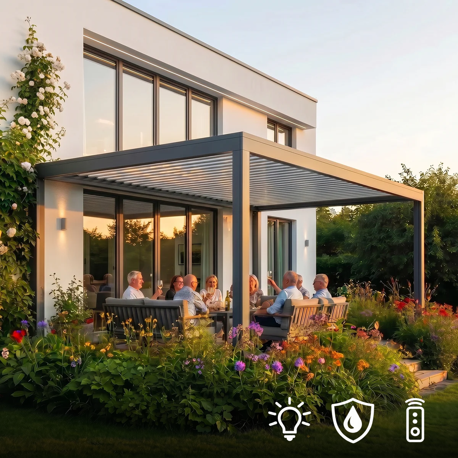 Luma Pro: Premium-Pergola mit LED