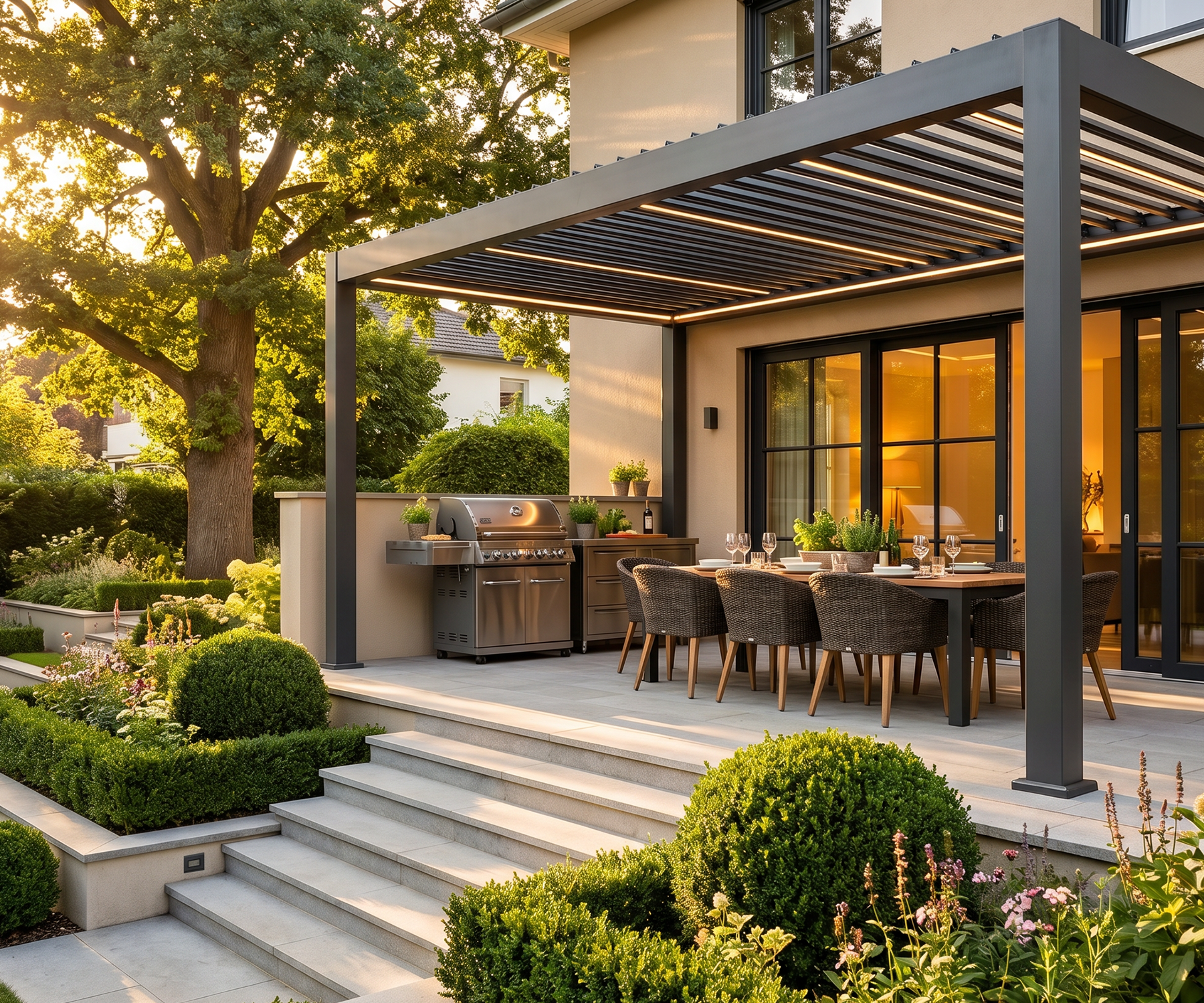 Luma Pro: Premium-Pergola mit LED
