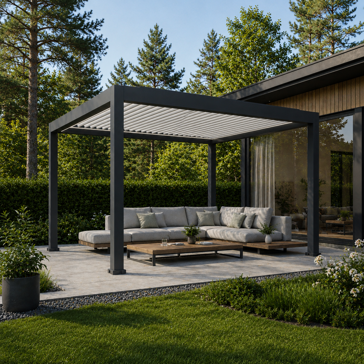 Luma Pro: Premium-Pergola mit LED