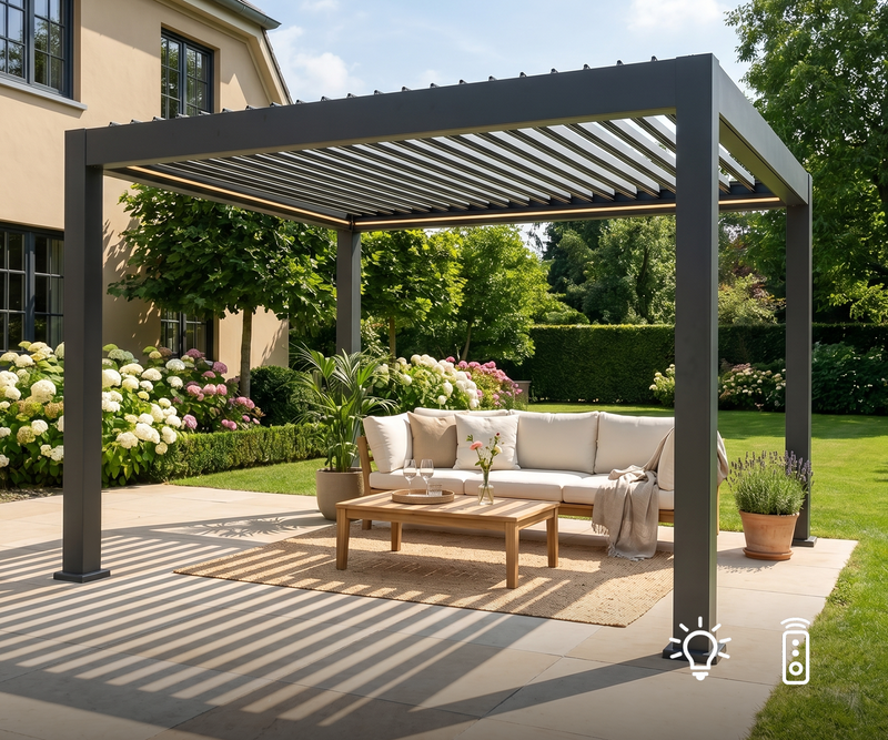 Luma Air: Elektrische Pergola für Garten & Terrasse